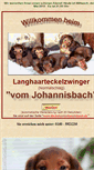 Mobile Screenshot of dackelvomjohannisbach.de